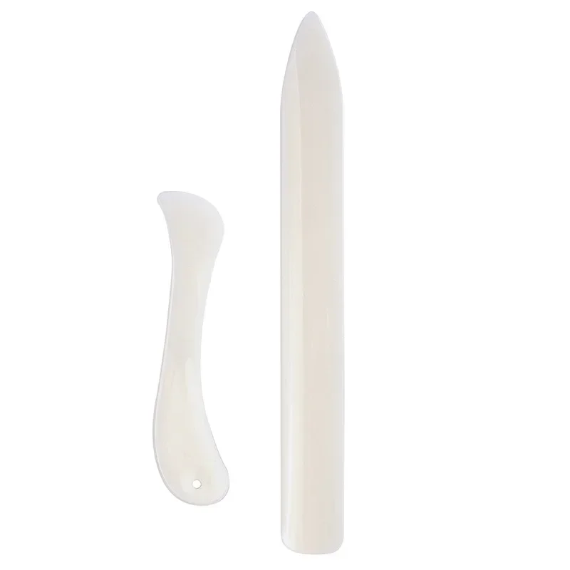 2PCS Set Leather Craft Tools Bone Folder for Leather Scoring Folding Creasing Edges Paper Handmade Sewing Tools Accessories