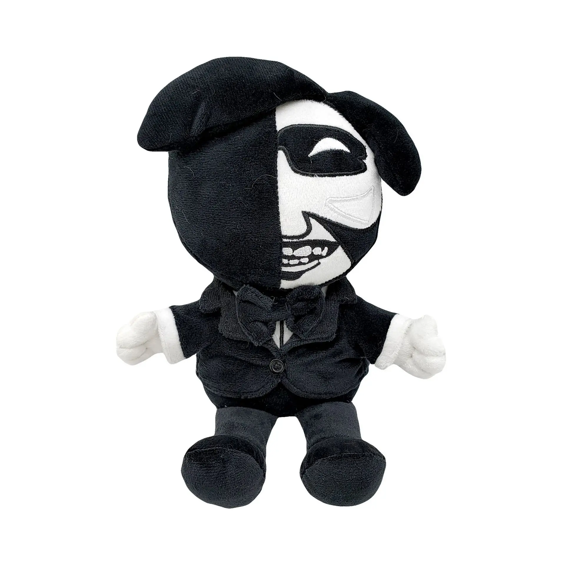 Newest Mandela Catalogue N Plushie Anime Plush Toy Black White Face Stuffed Animals Soft Plush Children Gifts Doll Birthday