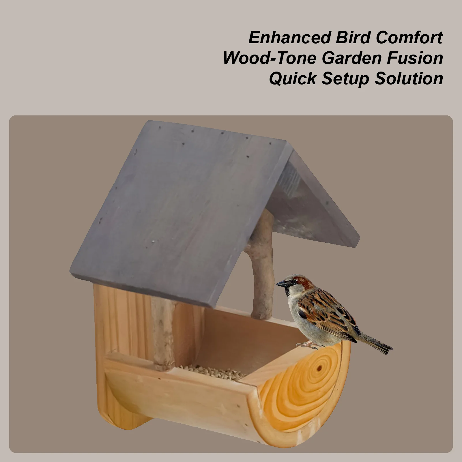 

Деревянная настенная кормушка для птиц, всепогодная, для наблюдения и кормления мелких птиц, для вольеров и домашних животных