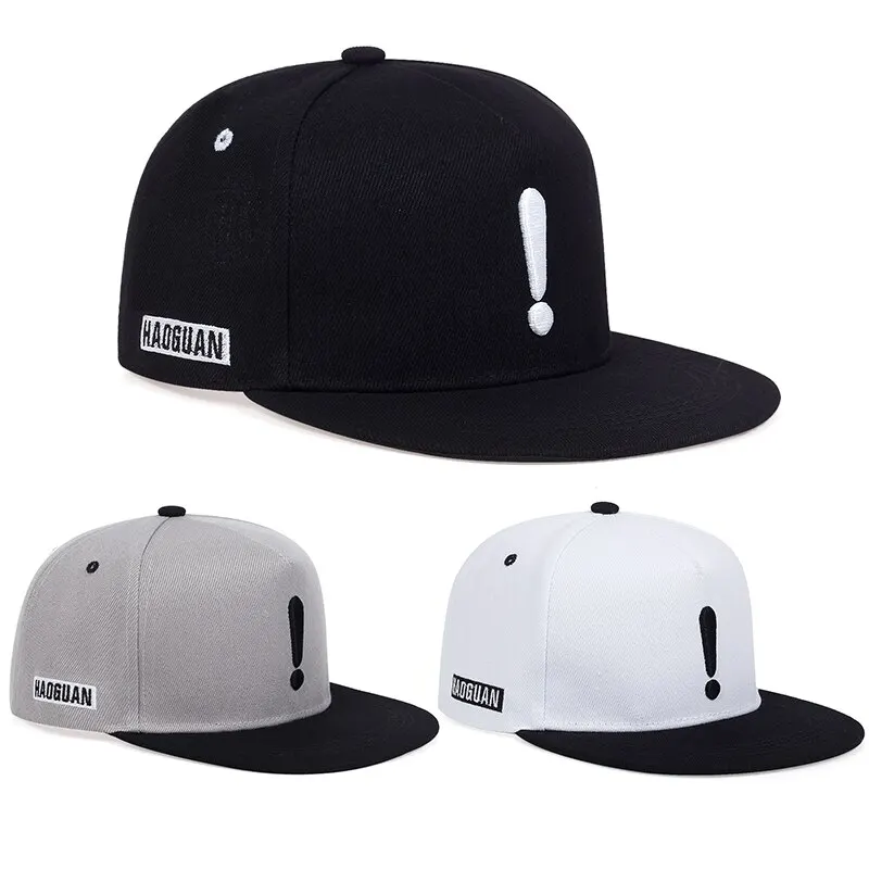 2024 Fashion Fastball Cap Hip Hop Hats Baseball Cap For Men Exclamation Point Embroidery Summer New Street Trend Snapback Caps