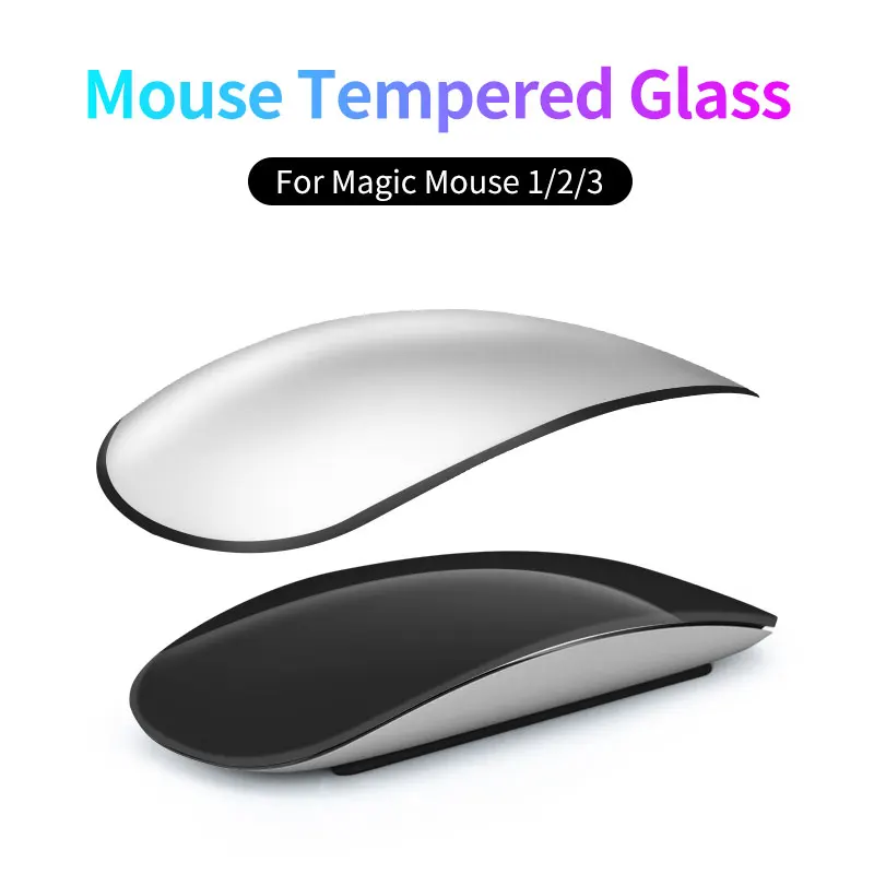 For Apple Magic Mouse Protective cover 1/2/3rd Generation compatible Frosted tempered glass case Abrasion resistant fingerprint