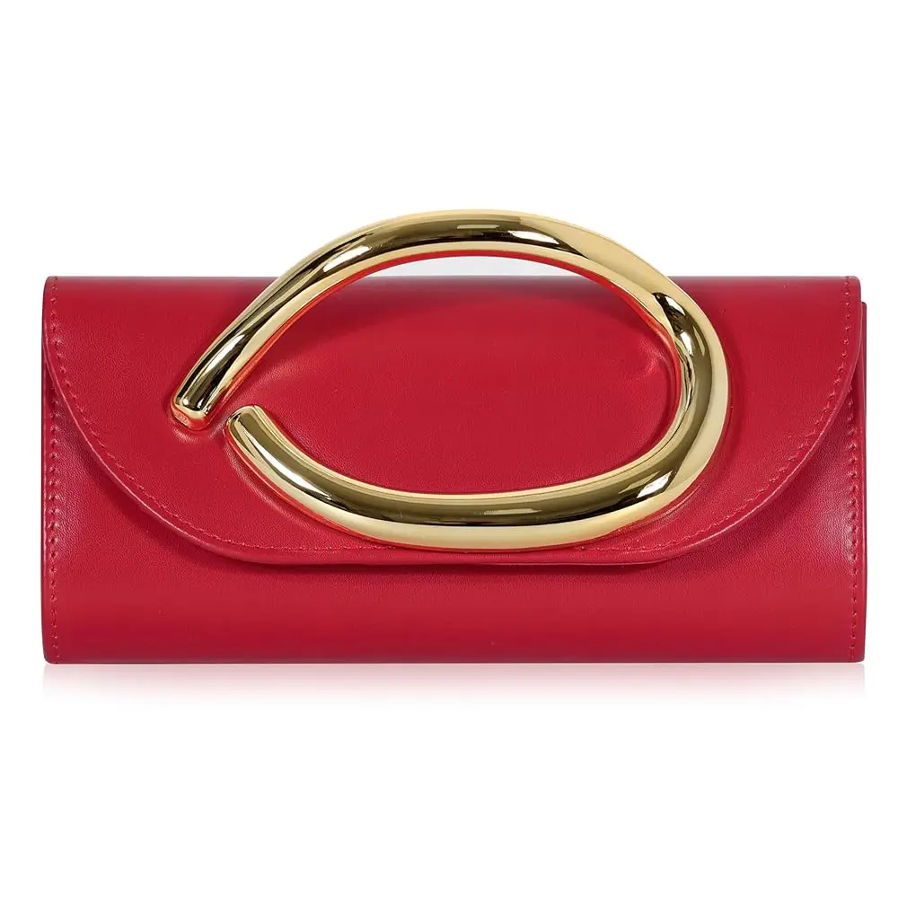 

Женские сумочки - Вечерняя сумка с цепочкой, элегантная нарядная сумка для торжественных мероприятий, сумочка с металлической ручкой