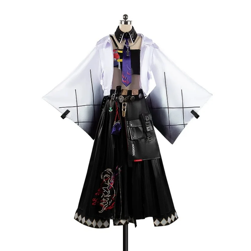 COWOWO الفرسان Kichisei تأثيري حلي كوس لعبة أنيمي زي حفلة الهالوين لعب دور الملابس الملابس #5