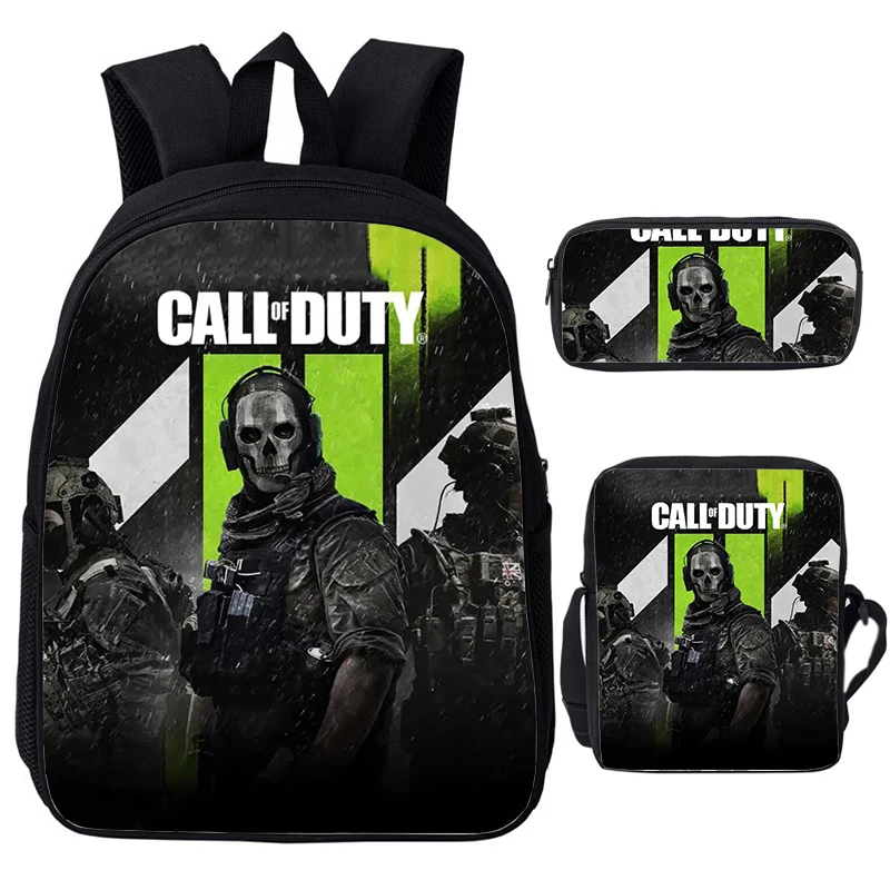 

Call Of Duty Modern Warfare Backpack Student Large School Bag Girls Boys Casual Rucksack 3D Print Call Of Duty Knapsack 3pcs Set