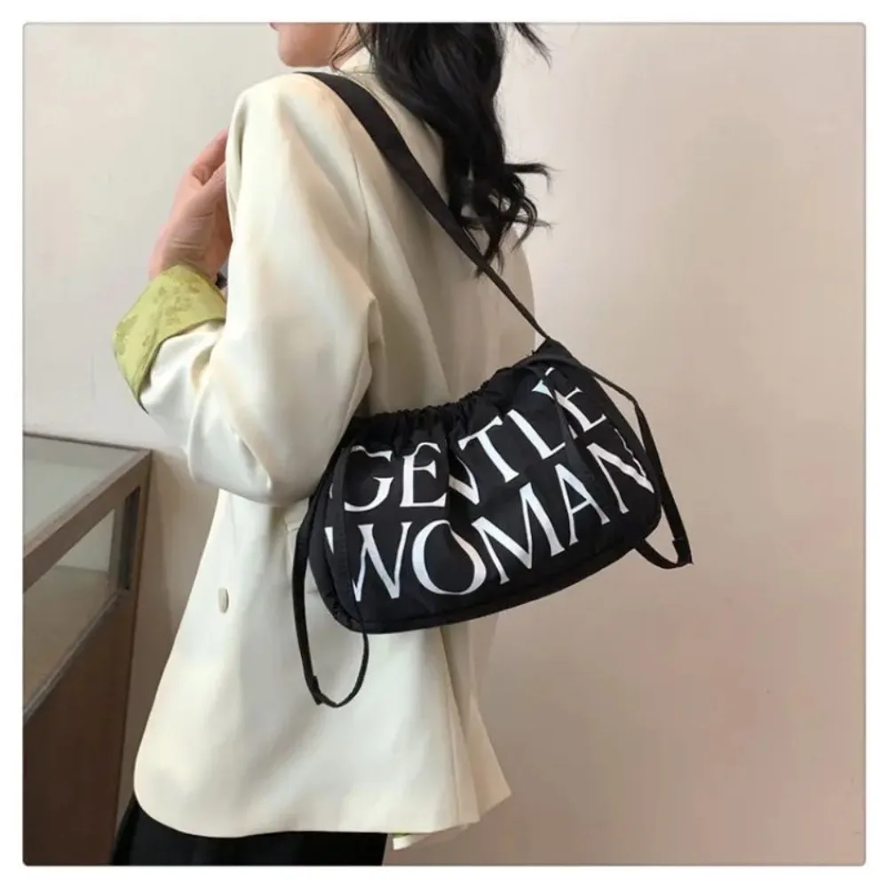 Fluffy Crossbody Bags for Women Luxury Designer Brand Large Capacity Shoulder Bag Drawstring Tote Bag Female Purses and Handbags