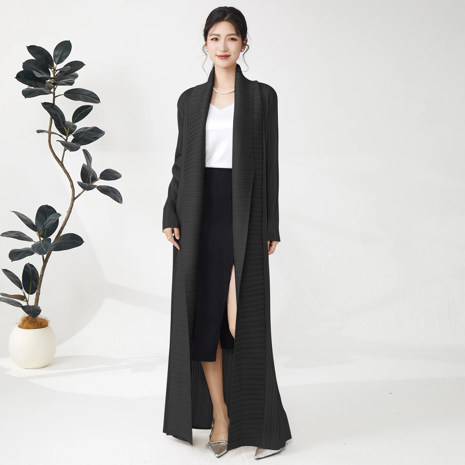 Transporte rápido Miyake Abaya Sólido Mais Recente Abaya Design Alta Qualidade Abaya Femmes Robe Musulmane