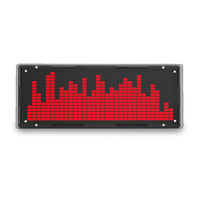 Led Music Spectrum Display Diy Kit 16x32 Rhythm Light Clock 8 Kinds Spectrum Mode-SMD Soldering Project Level Display Light