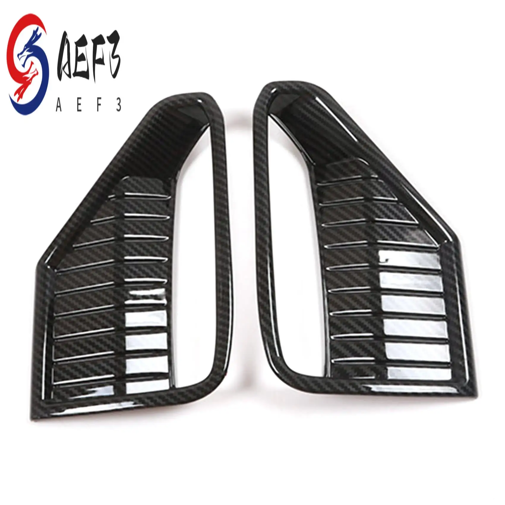 

AEF3-автомобильное углеродное волокно, ABS, задняя противотуманная фара, накладка, подходит для Mitsubishi Xpander 2022 2023