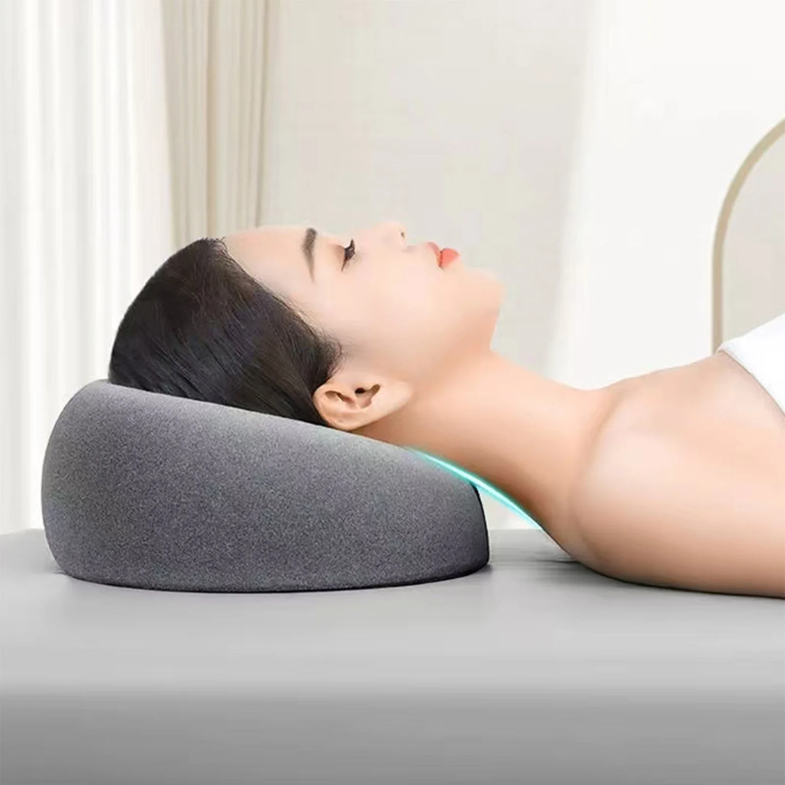 Professional Spa Face Pillow Memory Foam Prone Sleeping Support Pad for Beauty Salon Massage Bed Breathable Hole Cushion