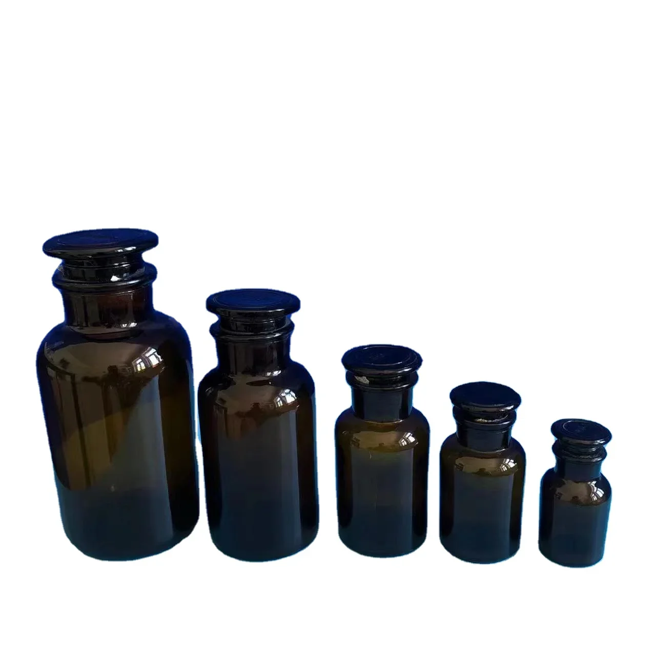 

Laboratory Amber Glass Vial Reagent Narrow Mouth Bottles for Lab Reagent Chemical Use