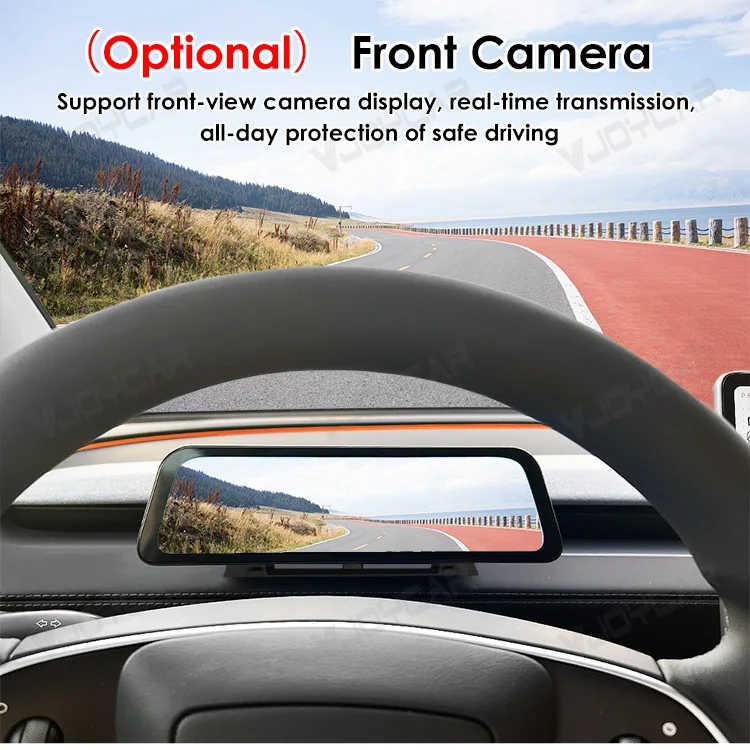 VJOYCAR 9.66 inches Instrument Display for New Model Y Juniper Model YL Dashboard with Air Outlet for Tesla All Model 3 Y