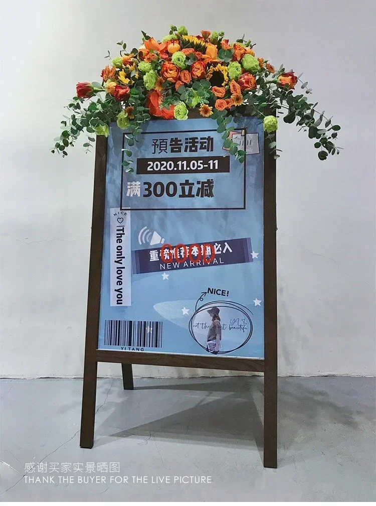 Panneau d'affichage POP, porte debout