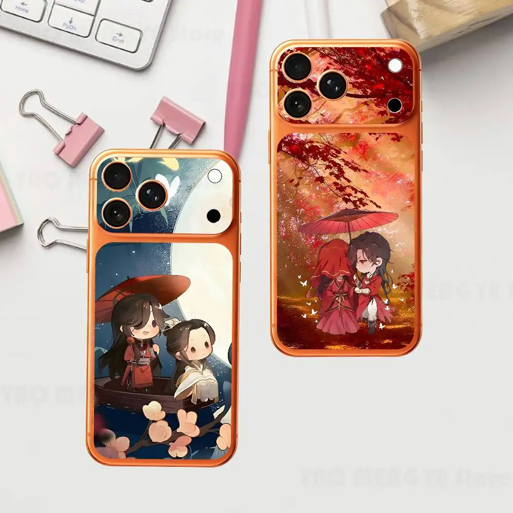 

Tian Guan Ci Fu Hua Cheng Xie Lian Plain Decal Skin For IPhone17 Pro ProMax Back Film Cover Wrap Anti-scratch Durable Sticker