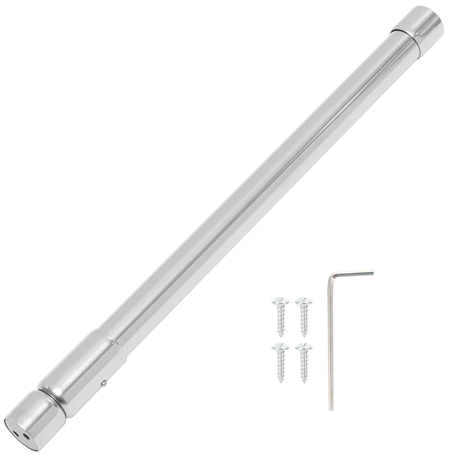 

Stainless Steel Retractable Wardrobe Clothes Rack Closet Mounted Hanger Wardrobe Pulls Out Rod Rail Clothing Storage