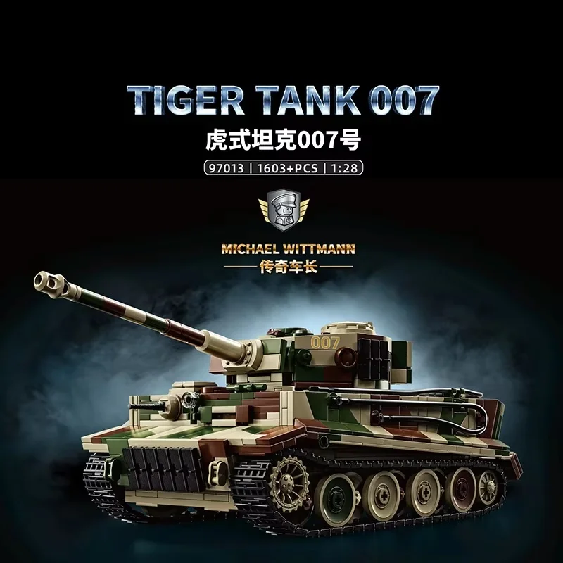 bloques-de-construccion-coleccionables-tiger-tank-007-edicion-camuflaje-1603-piezas-modelo-97013-juguete-de-vehiculo-militar-herramienta-educativa