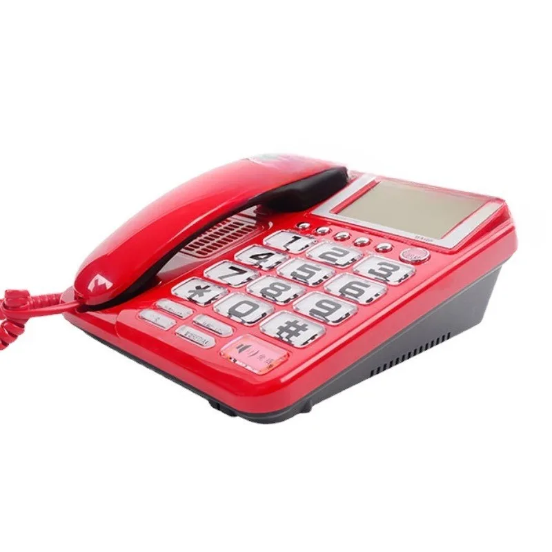 

Telephone, home office landline, large button battery-free