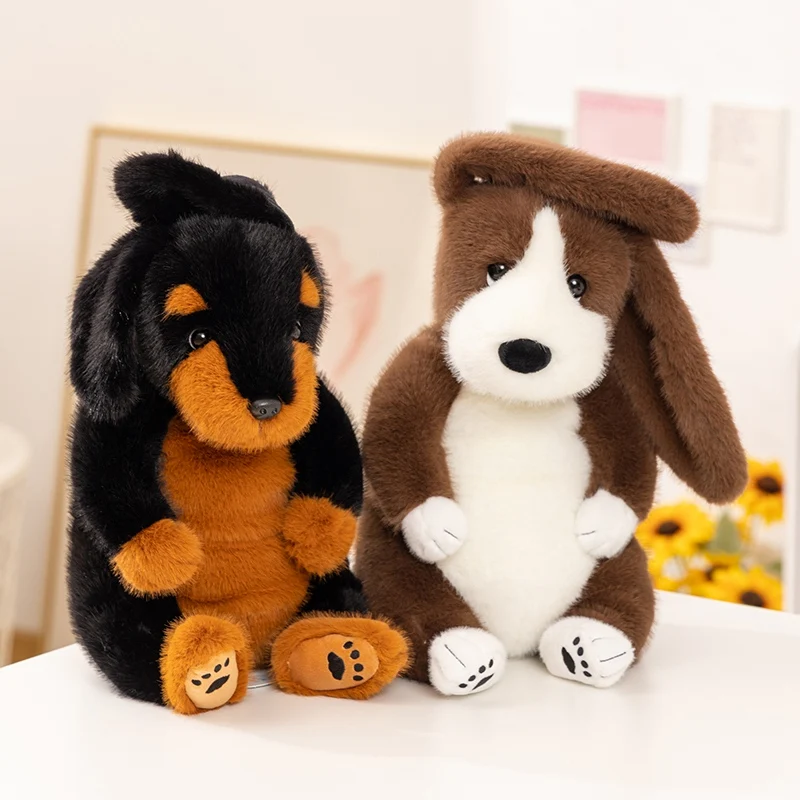 

45 см Kawaii собака плюшевая подушка кукла милая имитация щенка игрушка мягкая подушка игрушка в виде животного детский подарок на день рождения и Рождество