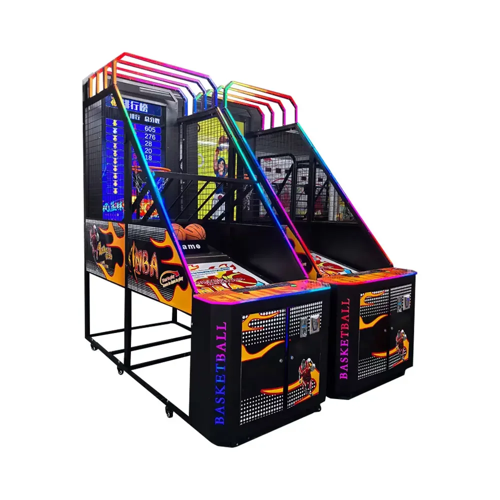 Commercial Coin Operated Arcade Game Machine Indoor Street Basketball Shooting for Shopping Mall Entertainment