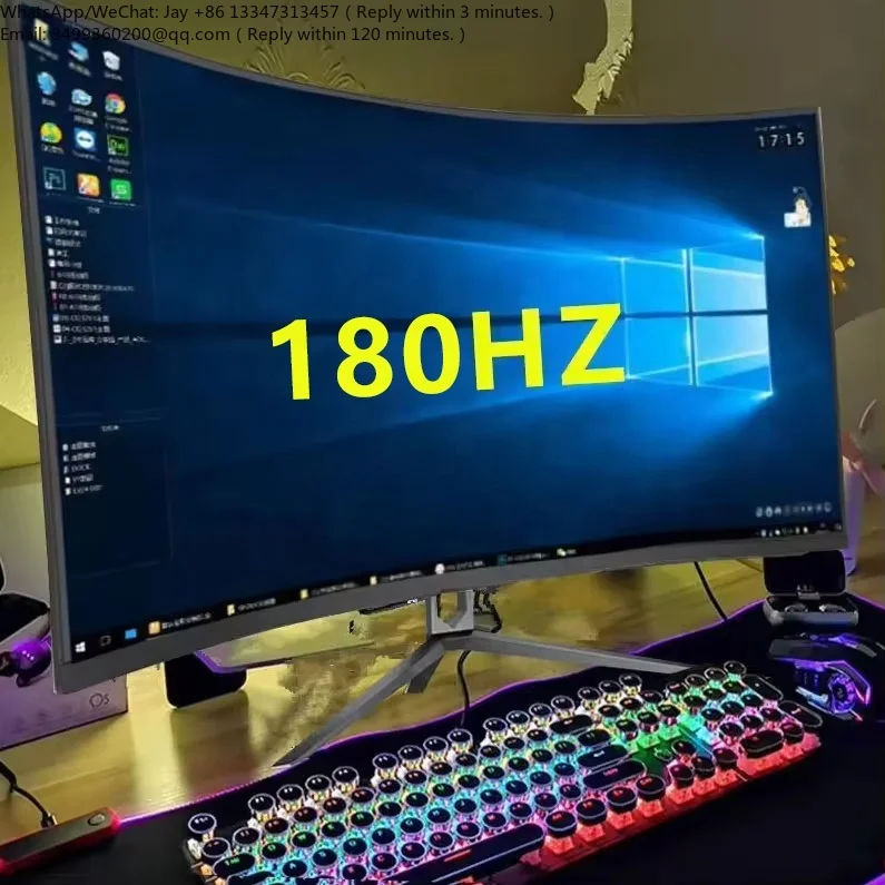 

Pretty Design 240HZ 38.5inch Curved Screen Gaming 16:9 19 24 27 38 Inch Curve Monitor for E-sports Player