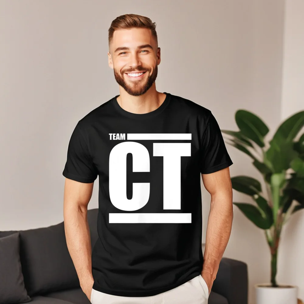 فريق CT التحدي 4721 مضحك تي شيرت هدية فكرة جميع القطن الخريف بلايز و تيز خمر تي شيرت قصير الأكمام غير تقليدي طاقم الرقبة
