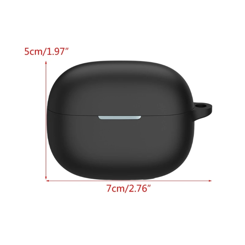 E9LB Etui ochronne na słuchawki Nadaje się do Buds 5 Powłoka odporna na wstrząsy Zmywalna obudowa silikonowa Rama chroniąca