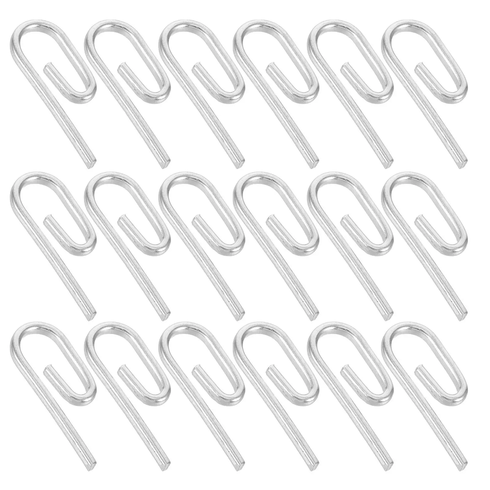 50Pcs Metal Curtain Hooks Elegant Drape Hooks for Pleated Drapes Heavy Duty Curtain Hangers Office Bedroom Living Room Bathroom