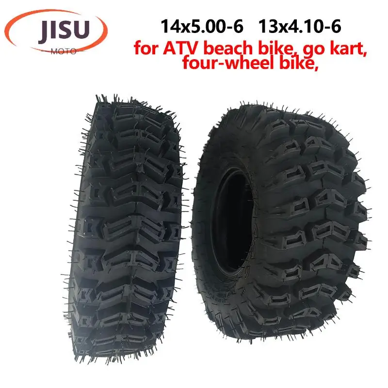 

High quality 13x4.10-6 14x5.00-6 vacuum tires new for ATV four-wheel off-road karting tricycle four-wheel tire replacement
