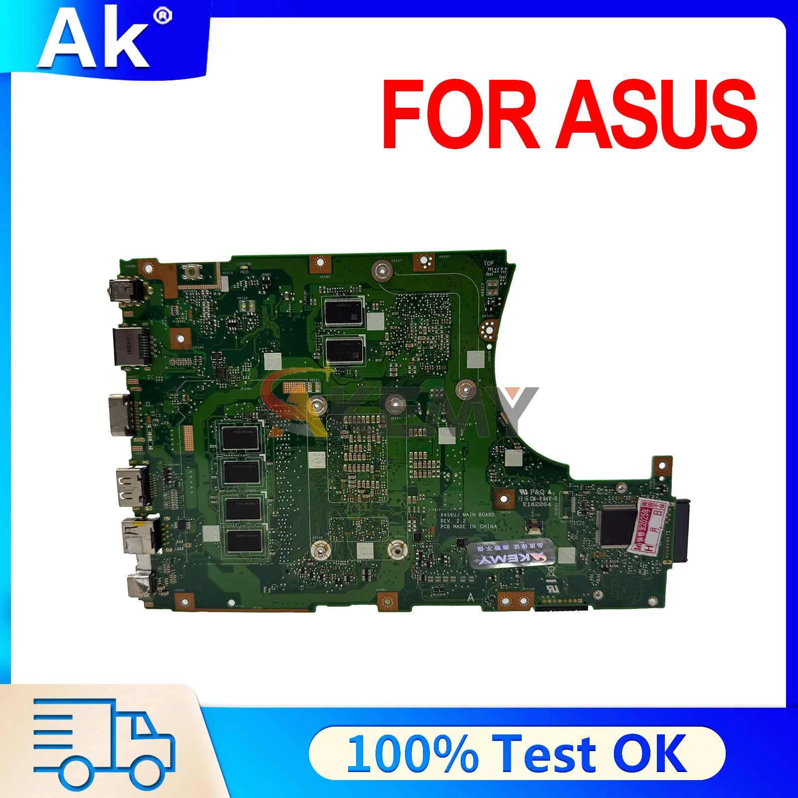 X456UJ X456U For ASUS X456UB X456UF A456U X456UQ X456UV X456UR Laptop Motherboard i3-6100U i5-6200U i7-6500U 4G RAM DDR3