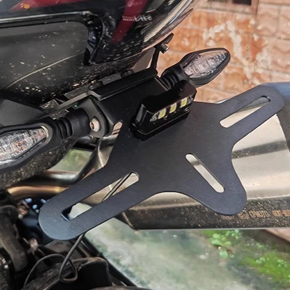 

For CFMOTO 800nk NK800 2023 2024 2025 Moto Taillight License Plate Holder Bracket Tidy Fender Eliminator Tail Signal Lamp Plate