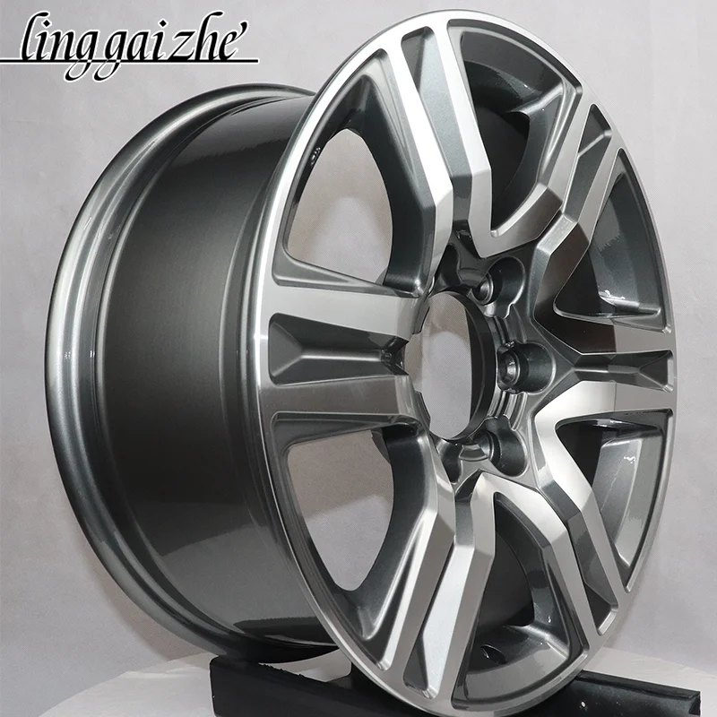 

Cast aluminum alloy wheel factory wholesaler,17inch rims 6-139.7 Suitable for Toyota Prado FJ Cruiser Lexus gsj150