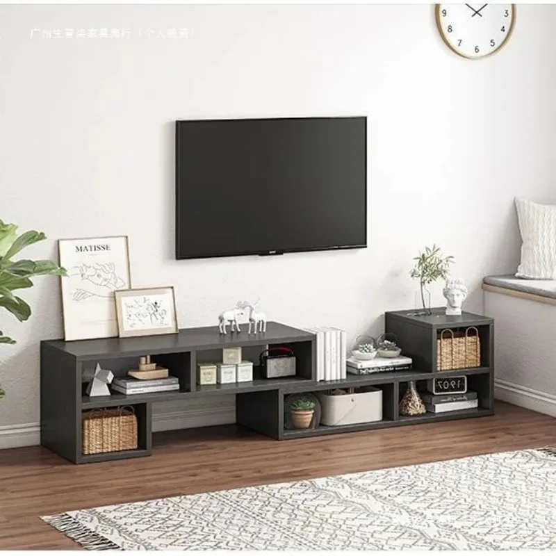 Retractable storage cabinet Floor-to-ceiling lattice low cabinet Tensile locker Shelf Floor-to-ceiling double-layer
