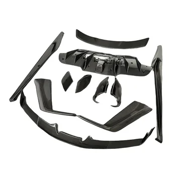 

High 488 GTB Upgrade N Style Carbon Fiber Bodykit Including Front Lip Rear Lip Side Skirt Rear Spoiler Replacement