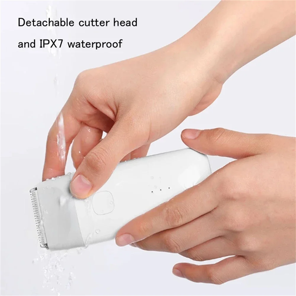 Xiaomi MiTu baby Electric Hair Clipper USB Rechargeable Safe IPX7 Waterproof Razor Silent Motor Children Baby Men Mijia Barber