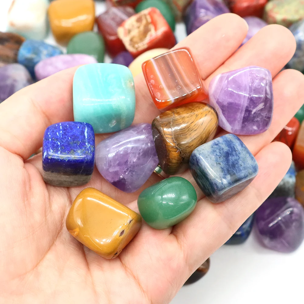 Natural Tumbled Stones Healing Crystal Bulk Ore Gravel Specimen Quartz Energy Gems Mineral Tank Aquarium Garden Home Decoration