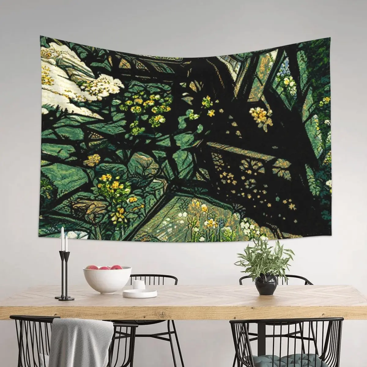 

Greenhouse - Abstract Tapestry On The Wall Christmas Decoration Room Decor Tapestry