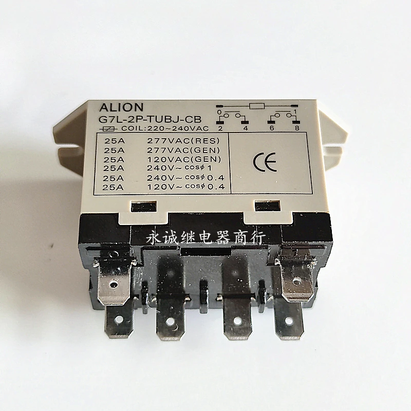 （Brand-new）1pcs/lot 100% original genuine relay:G7L-2P-TUBJ-CB 220~240VAC 6pins 841-S-2A electromagnetic relay