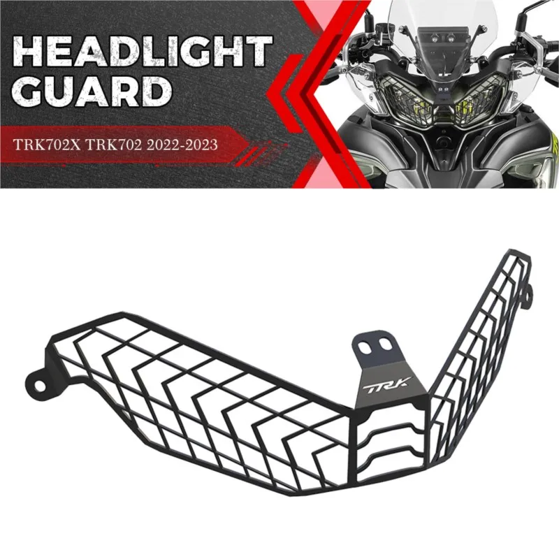 

For Benelli TRK 702 702X TRK702 TRK702X Motorcycle Accessories Headlight Protector Grille Guard Cover Protect Grill Guard Cover