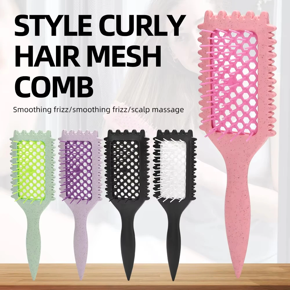 

Air Cushion Comb Tangled Hair Comb Hair Brush Massage Anti-static Hollow Out Wet Curly Hair Brushes Barber Styling Tool