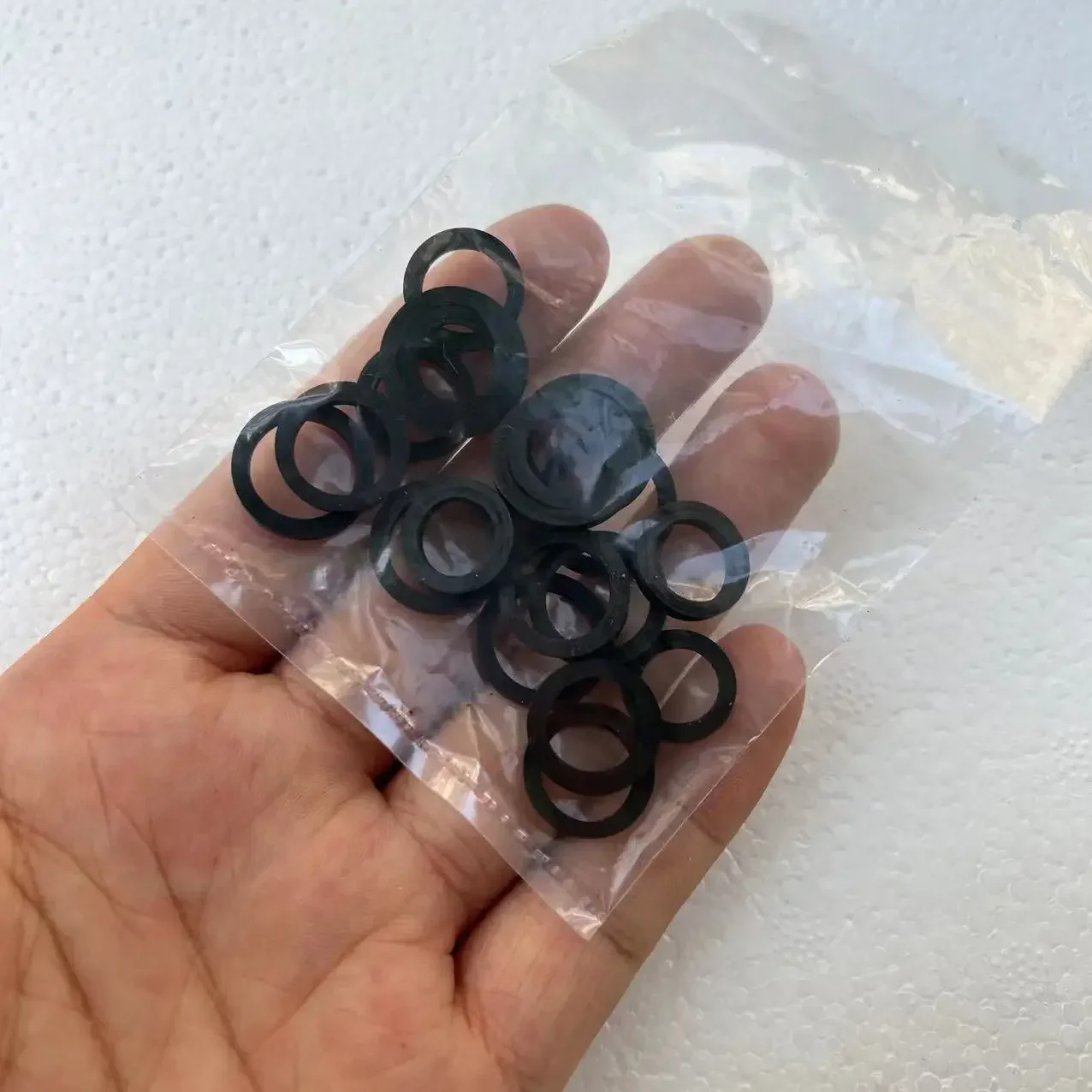 20pcs Square 2mm Mixed Idle Tire Wheel Belt Loop Idler Rubber Ring for Cassette Deck Recorder Tape Stereo Audio Player