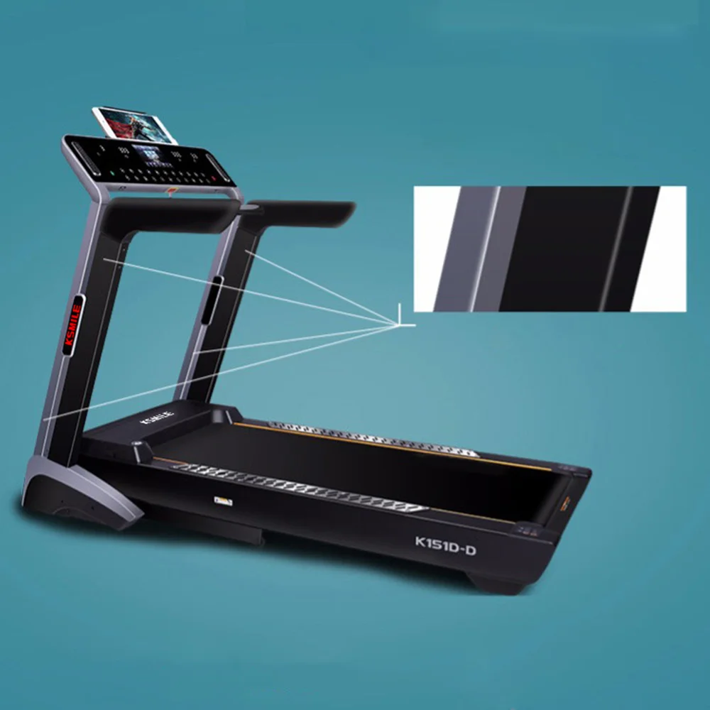 300킬로그램 하중 용량 가정용 다기능 워킹패드 전기 곡선형 트레드밀
