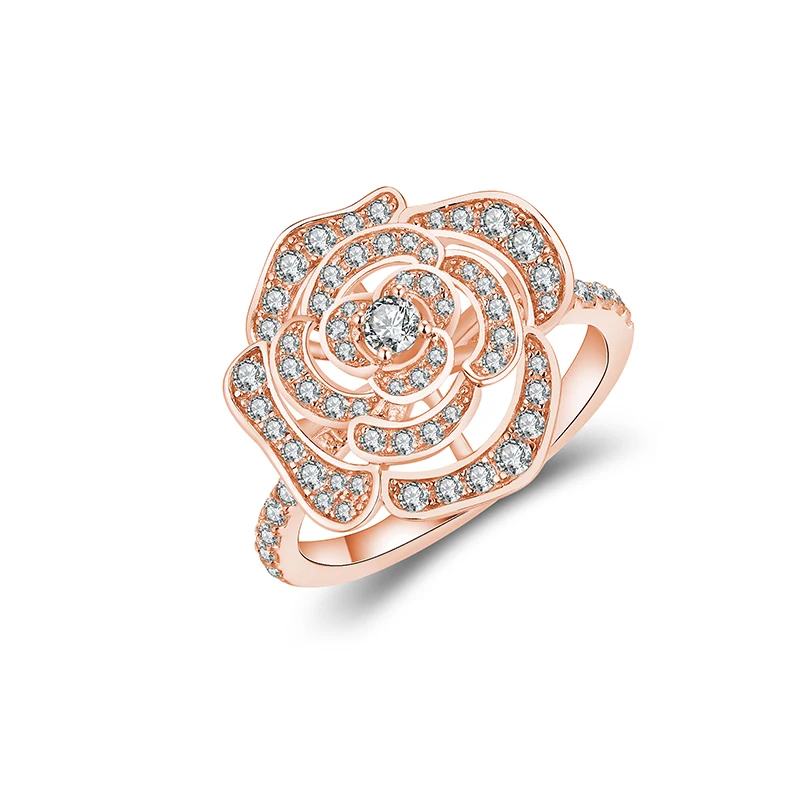 Attagems 1,5 CT Moissanit-Ring für Damen, D VVS, runder Diamant, doppelter Halo-Ring, Verlobung, Weihnachten, 925er Sterlingsilber, Hochzeit