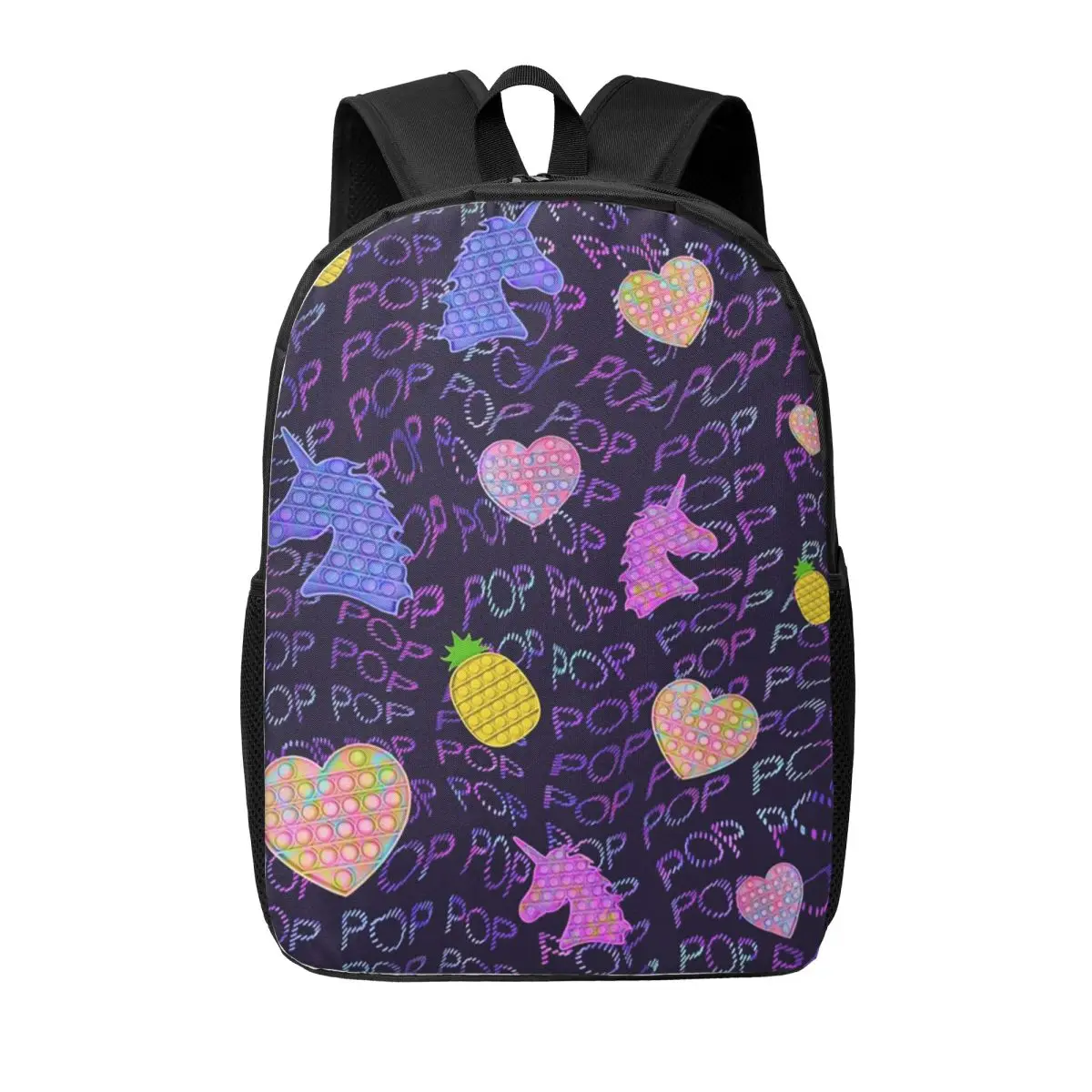 

Pop Fidget Print Pattern Woman Backpacks Boys Girls Bookbag Waterproof Students School Bags Portability Rucksack Shoulder Bag