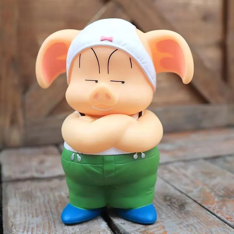 Anime Dragon Ball lindo cerdo Oolong figura de dibujos animados hueca figura de acción modelo muñeca juguetes de escritorio decorar regalo