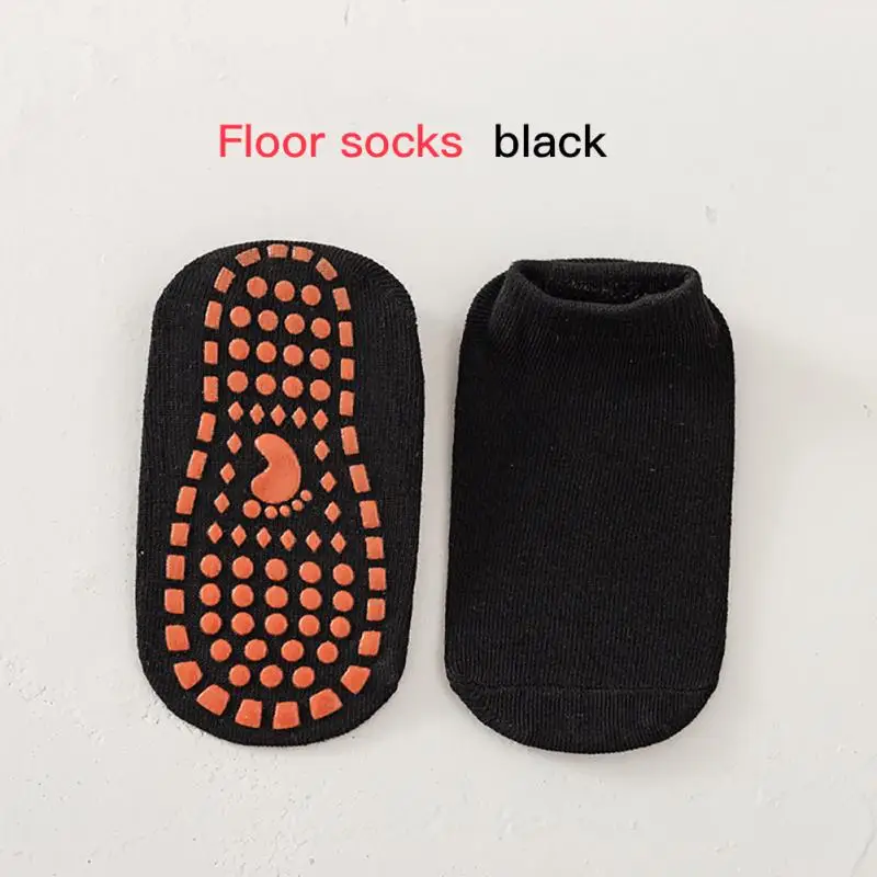 1PCS Anti-slip Baby Socks Soft Breathable Sweat Absorption Comfortable Boys Adults Floor Socks With Non-slip Silicone