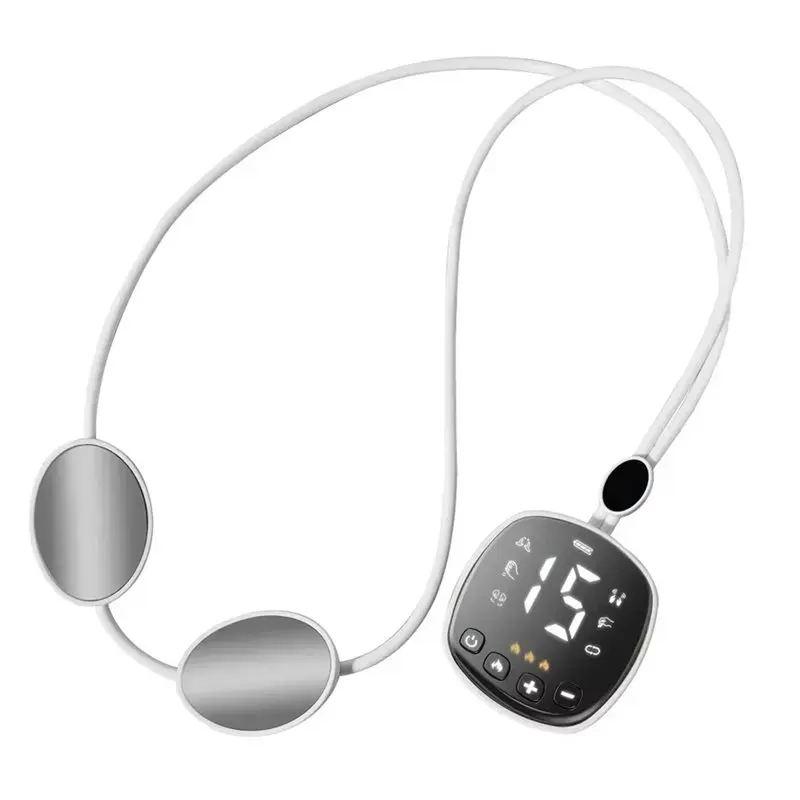 

EMS стимулятор мышц электрический массажер для шеи микротоковый шейный отдел позвоночника TENS импульсный горячий компресс для шеи