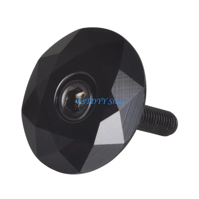 G6DE Bicycles Headset Cap Road Bike Stem Headset Top Cap Cover with Screw for Fork Head Tube Cycling