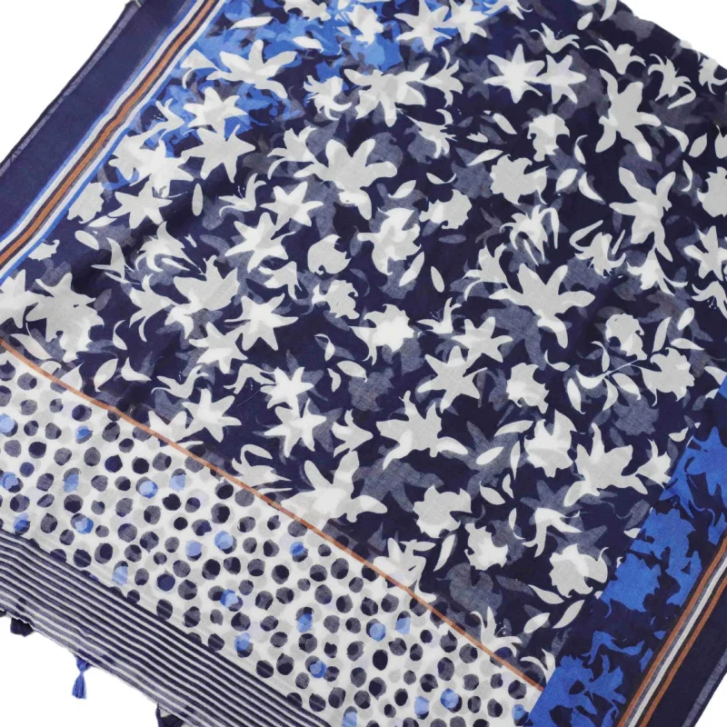 مصنع بيع الحدود الملونة المطبوعة وشاح حريري كثيف بالي الحرير المرأة وشاح طويل الربيع الصيف وشاح شال