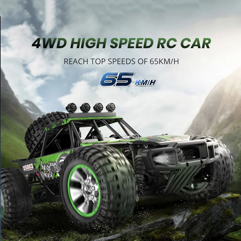 RC Car 1:10 65KM/H 4WD Electric High Speed Cars Off-Road Drift Remote Control Car Hobby RC Truck Vehicle Toy Gift for Boys Adult