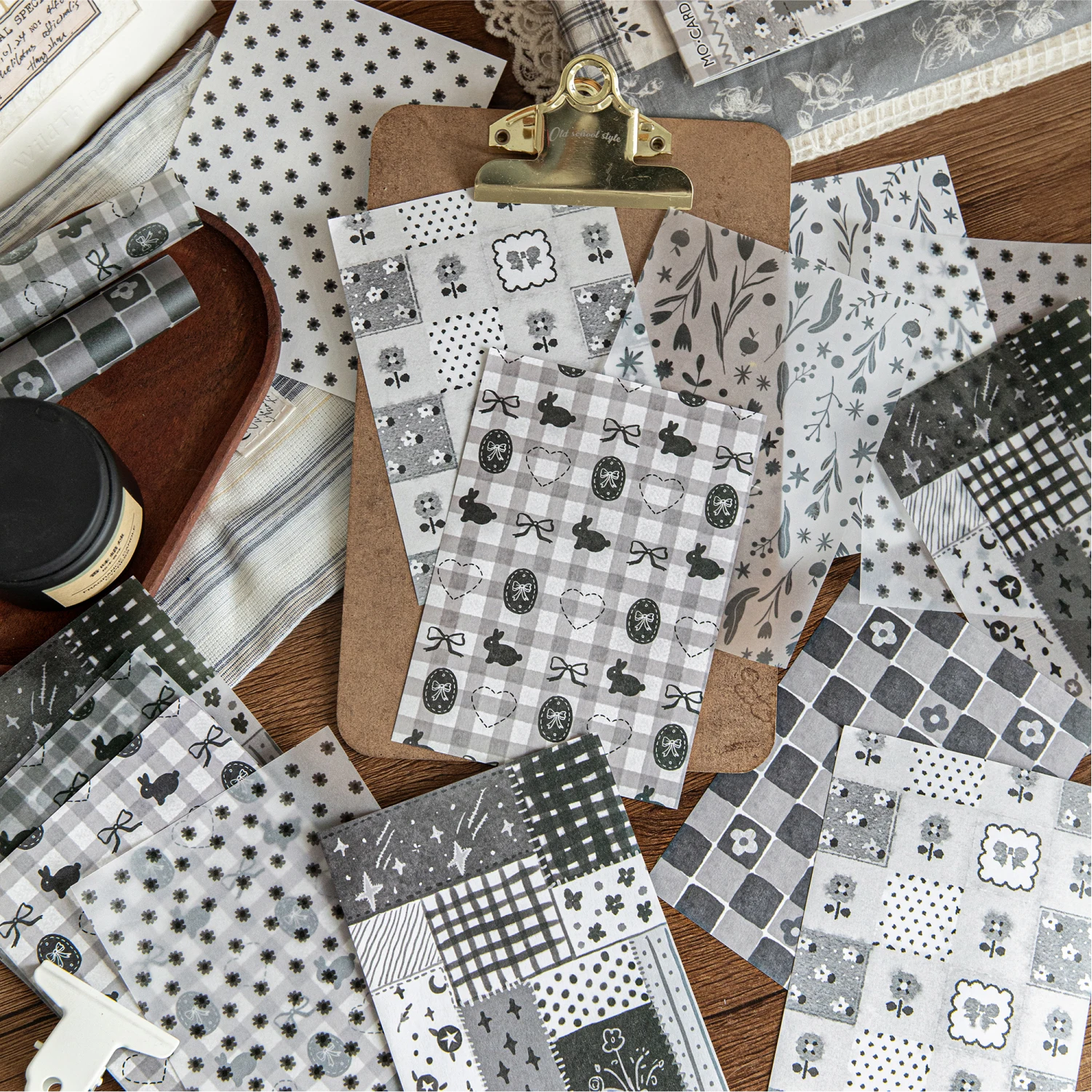 4 pacotes/lote flores fragmentadas tecelagem sonhos série retro papel mensagem bloco de notas