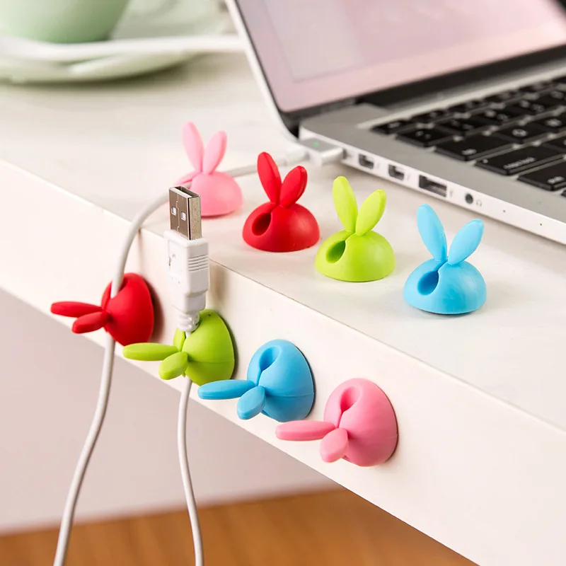 

ZUCZUG Round Clip phone Cable Winder Bobbin clamp protector Earphone Ties Organizer Wire Cord Fixer Holder Collation Management